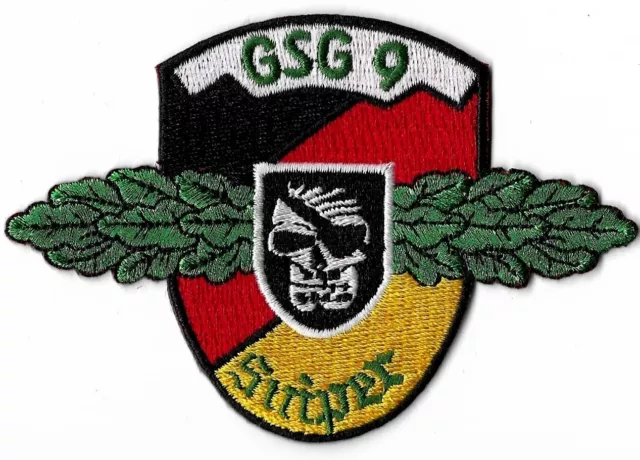 BuPol  * SNIPER * Bundesgrenzschutz GSG-9  Polizei Bundespolizei Abzeichen Patch