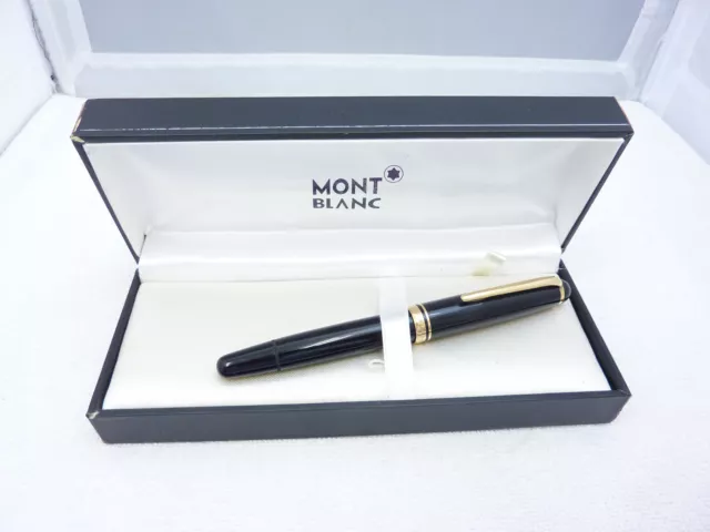 Montblanc 254 Kolbenfüller Füller 14 Karat 585 OM Goldfeder Vintage Antik 1950er