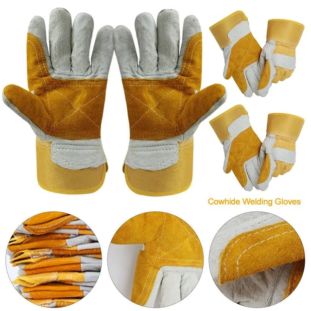 Wear-resistant Cowhide Welding Gloves Labor Protection Welder Work Gloves