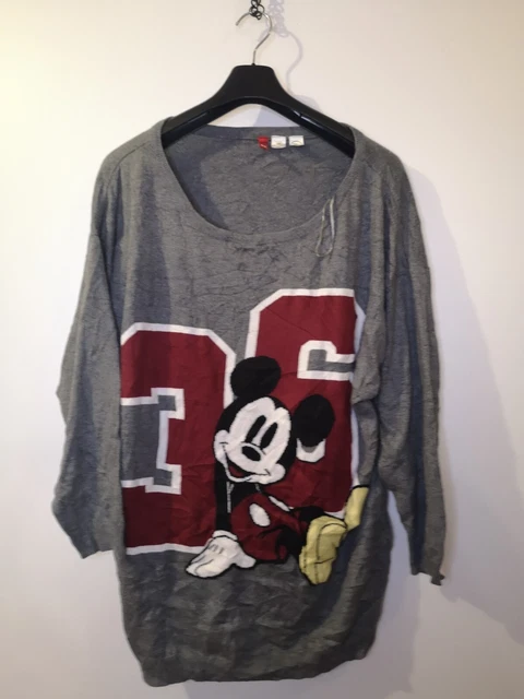 Disney Minnie Mouse Pullover Vintage Damen Hoodie Zipper Mickey Mouse WaltDisney