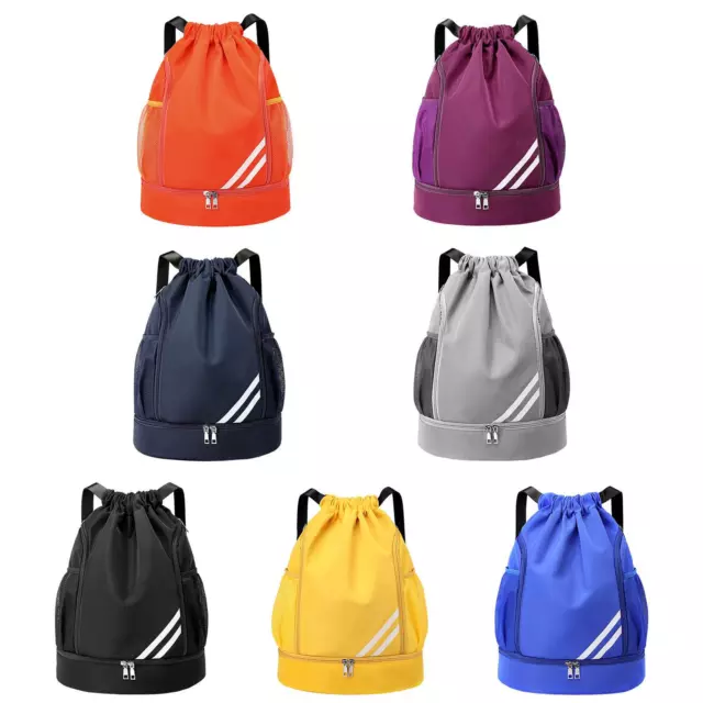 Gym Drawstring Bags Anti-theft Water Resistant Sports Bag String Backpack