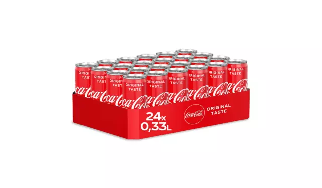 Coca Cola - Pure Coke Erfrischung 24 Dosen Original je 0,33L