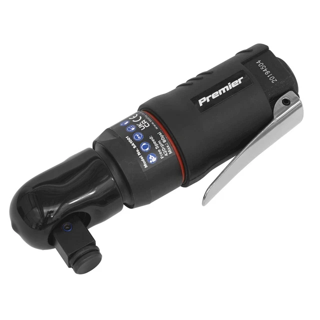 Sealey SA1001 2-in-1 Mini Air Ratchet Wrench 1/4" & 1/2"Sq Drive