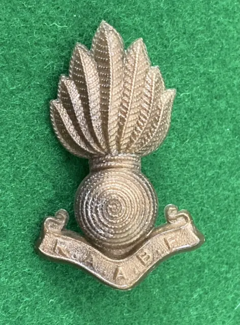 RAABE Royal Artillery Association Benevolent Fund Badge Edward Brindley, Plastic