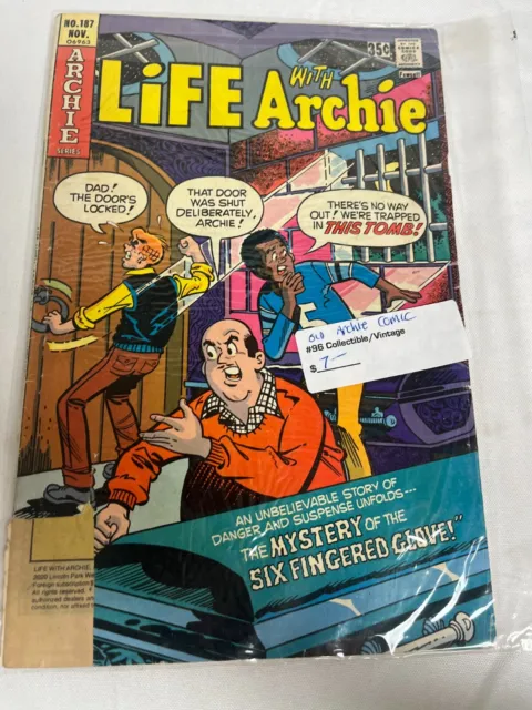 Life With Archie #187 Vintage/Collectible Comic Book
