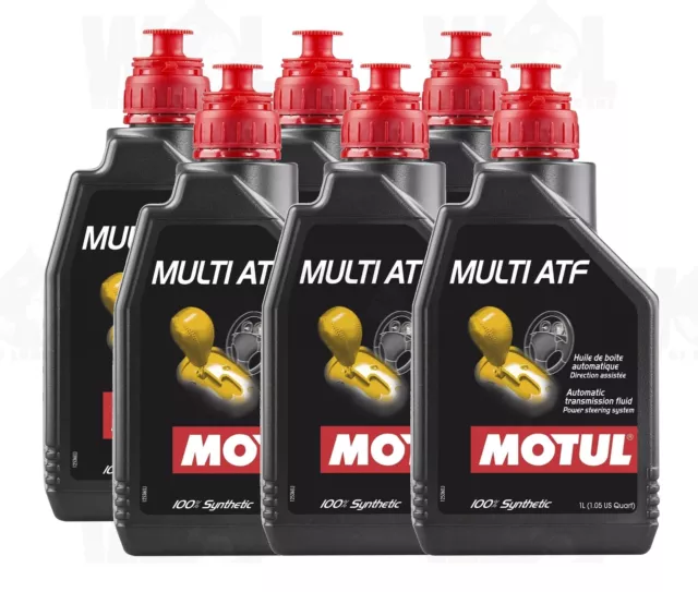 Motul Multi ATF Automatic Transmission Fluid BMW Merc Ford Toyota 1L 105784 6x