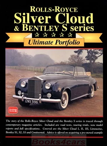 Rolls Royce Silver Cloud Bentley Portfolio Book S
