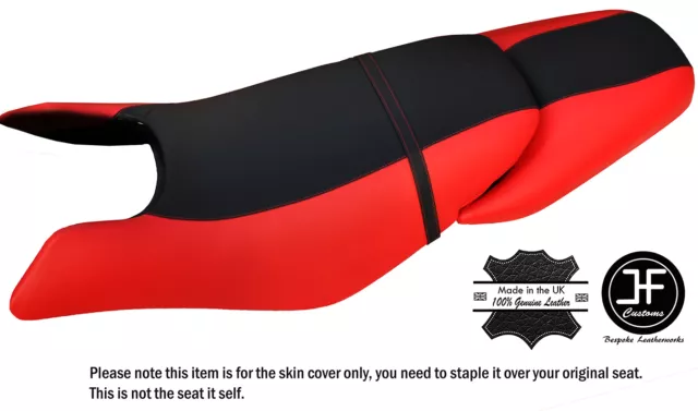 Black & B Red Custom Fits Seadoo Gtx Gti 97-01 Front + Rear Vinyl Seat Cover