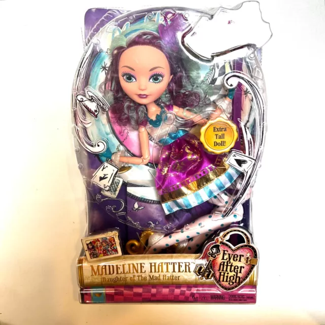 Ever After High "Legacy" Series ~ MADELINE HATTER DOLL ~ MATTEL NIB