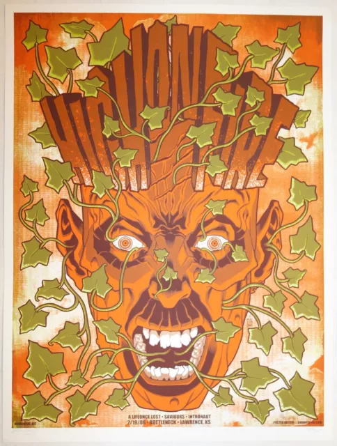 2008 High on Fire - Lawrence Silkscreen Concert Poster S/N by Brian Ewing