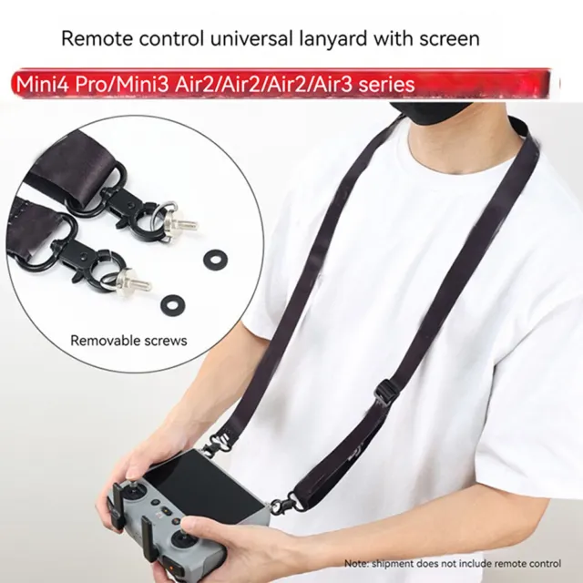 For DJI Mini 4 PRO/Mini 3/Air 2S/DJI RC Pro Screen Controller Lanyard Neck Strap