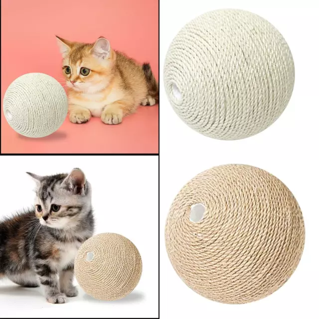 Chat gratter balle chat Sisal pour petit moyen chat de compagnie intérieur