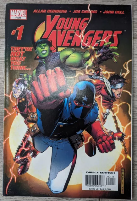 Marvel Young Avengers 1 (2005) 1st App Kate Bishop Iron Lad Patriot Hulkling