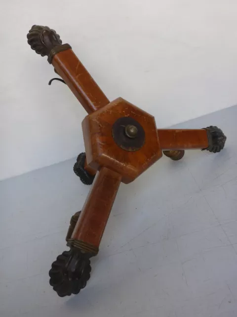 Part From Old Ceiling Hanging Lamp Art Deco 20er 30er Years 3 Arms