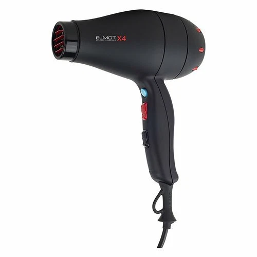 Elmot X4 Argent Technology Sèche-cheveux Aux Ions 2100 Watt Convoyeur Au Inclus