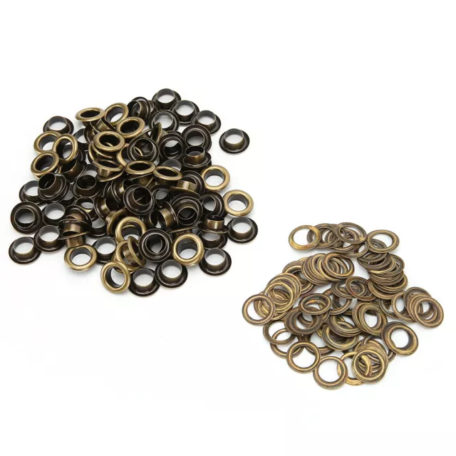 Spout Kit 100 Pieces 8 Mm Inner Diameter Bronze Eyelets Eyelets Rivets