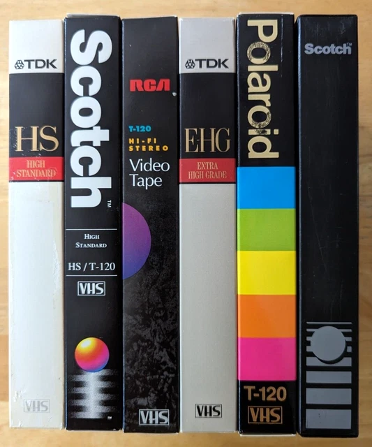 LOT OF 6 Used Blank VHS Tapes 4.39 PicClick