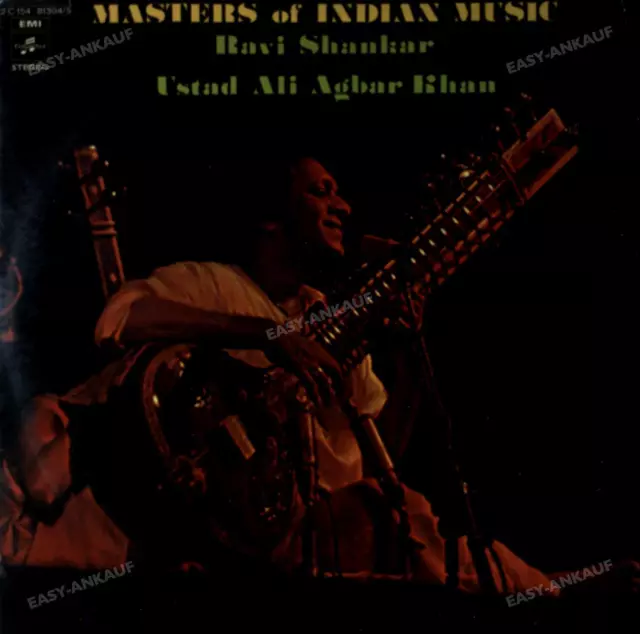 Ravi Shankar & Ali Akbar Khan - Masters Of Indian Music France 2LP (VG/VG) .