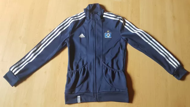 Hamburger Sportverein Adidas TrakTop Fussball Jacke HSV Gr. S  Nur der HSV