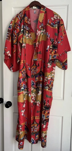 Yukata Kimono Robe Women 100% Cotton Made in Japan