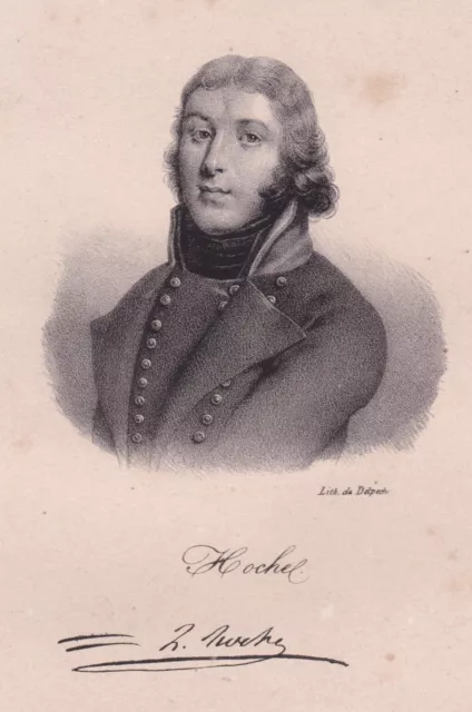 Portrait XIXe Louis Lazare Hoche Général Révolution Versailles