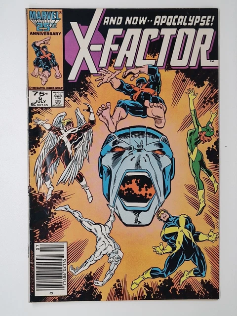 X-Factor #6. (1986) 1st Full Appearance of Apocalypse.