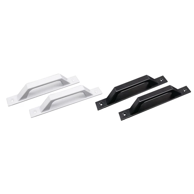 2   Handle Heavy Duty Sliding Pull Gate Barn Shed Garage Garden Handles