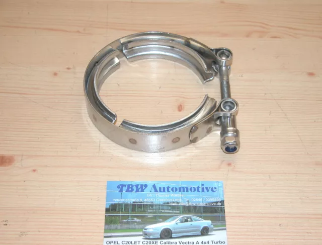 Fascia a V fascetta 76 mm 3 pollici ***NUOVA*** scarico 3" V nastro turbo impianto di scarico