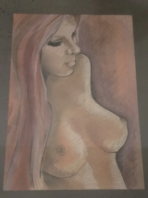 Nudo di donna artista Pittis