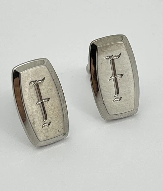 Boutons De Manchette Vintage Hickok U.S.A - Ton Or, Occasion En Bon état - Accessoire élégance Pour Chemise Homme