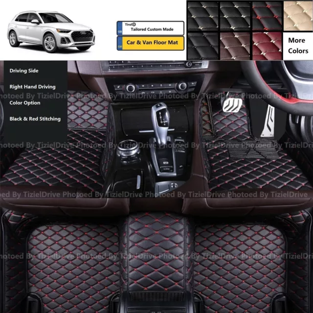 Tailored Custom Make Anti-Dirt PU Leather Car Mat for Audi Q5 Q7 2003-2023 SUV