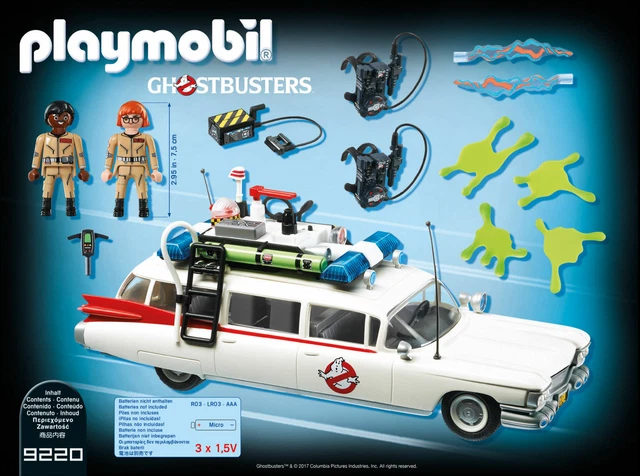 PLAYMOBIL 9220 GHOSTBUSTERS Ecto 1 avec lumi res et sons NEUF DANS