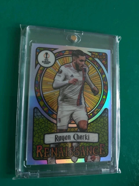 RAYAN CHERKI TOPPS Merlin 2021-22 Renaissance Case Hit Lyon