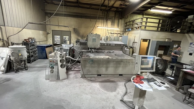 2004 Flow IFB 4800 CNC Waterjet Cutting System 4x8 Table Size 60k PSI 50 HP