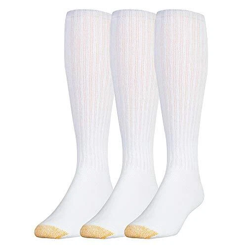 GOLDTOE Mens Ultra Tec Performance Over-The-Calf Athletic Socks Multipairs