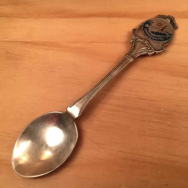 COOLANGATTA, QUEENSLAND "Silver" Collectable Australia Souvenir Teaspoon Spoon