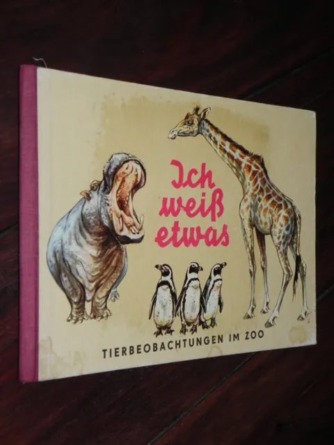 Waldemar Schulz - Ich weiß etwas / Tierbeobachtungen im Zoo (Jugendland, 1978)