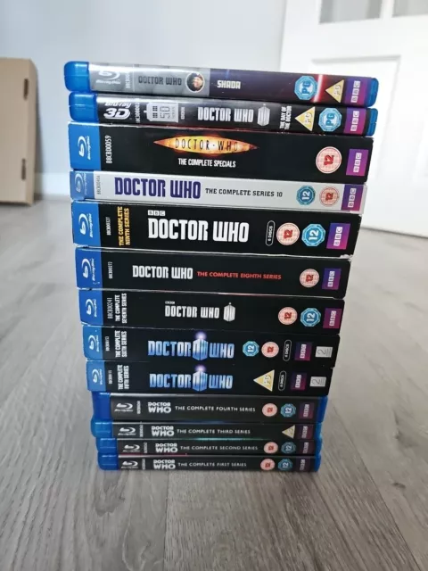 Doctor Who Blu-Ray 1-10 Series BBC Plus Specials