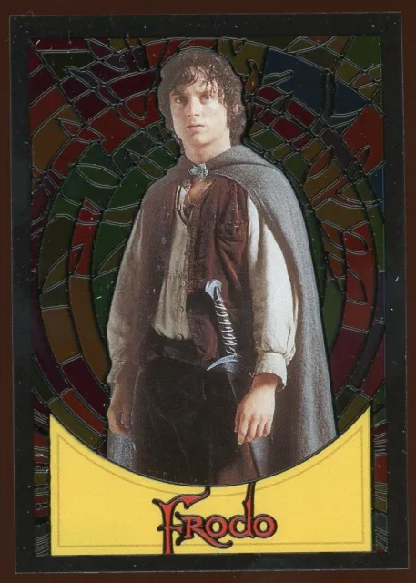 2006 Topps Lord Of The Rings: Evolutions Stained Glass Frodo Insert Card S4