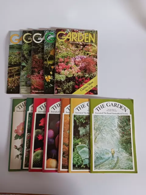 RHS The Garden Magazine 1976 - Complete Set of 12 Issues - Vintage - Rare