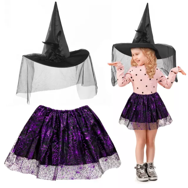 Fennoral 2pz Set Costume da Strega Costume da Strega di Halloween Cost XZR