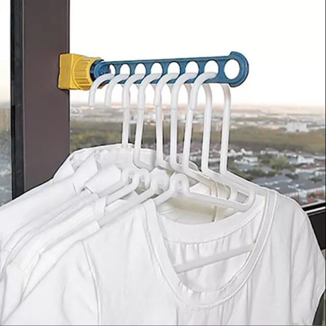 1Pc Balcony Clothes Rack Wall Mounted Clothes Drying Rack Bathroom Drying LNTJI