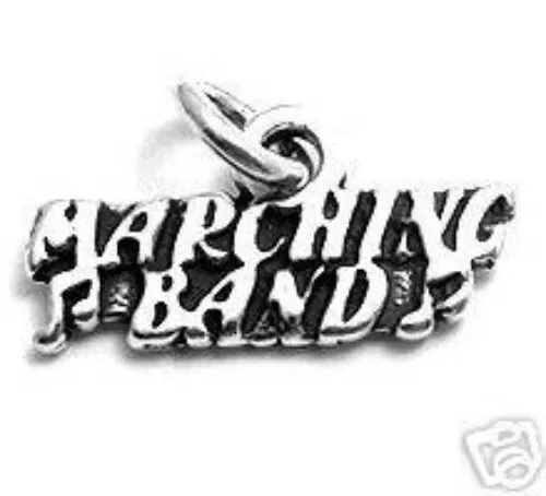 Guaranteed Genuine 925 Sterling Silver Marching Band Charm Pendant