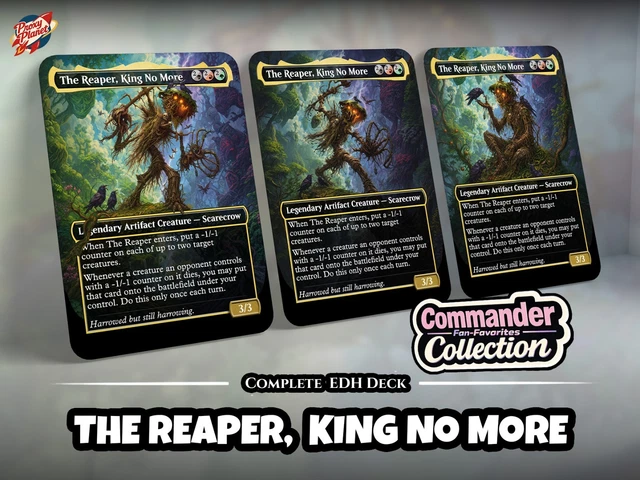 mtg temur roar commander deck MTG Commander Deck EDH Deck The Reaper, King No More 100 Magic Cards C   Moonveil Games
