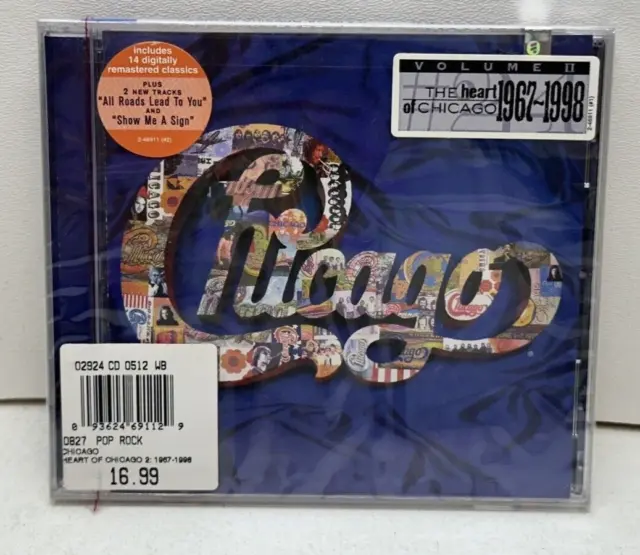 Heart of Chicago 1967-1998 Audio CD Best of  Volume II Reprise Records