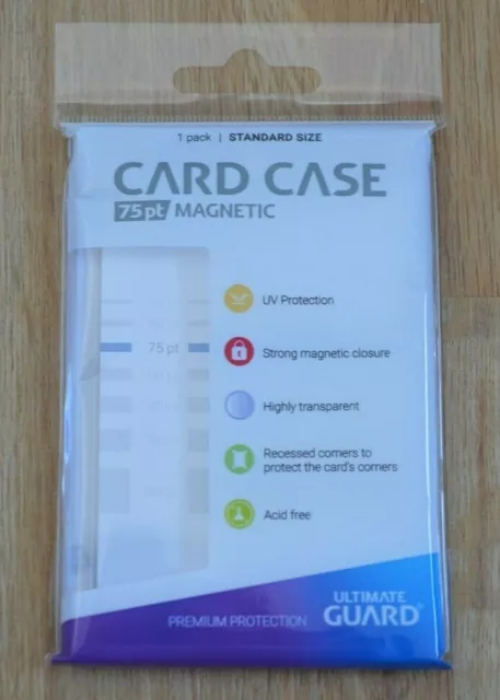 Ultimate Guard Magnetic Card Case 1x 75pt UV Protection Trading Card Holder