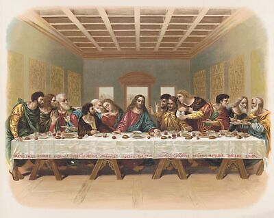 Wall Decor Poster.Room interior art design.Jesus Christ The Last Supper.11618