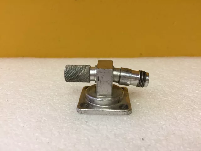 Tektronix 119-0097-00 (WR-61) 12.4 to 18 GHz, Waveguide Mixer. (Bent Connector)