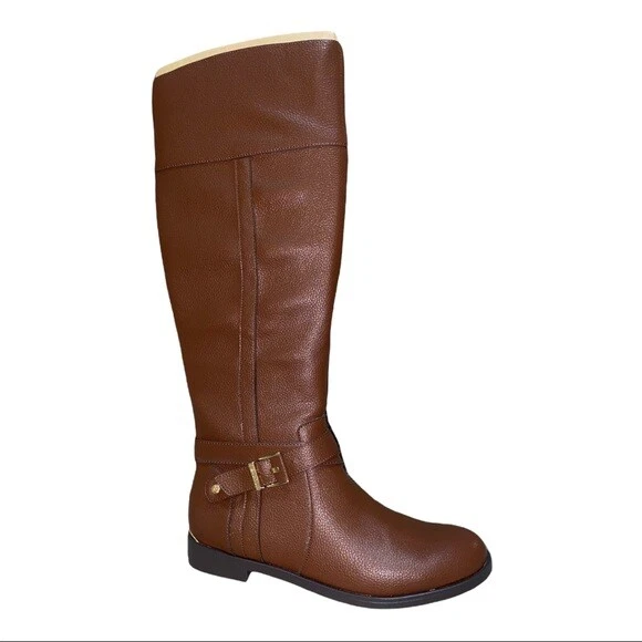 Kenneth Cole Reaction Brown Wind Riding Boots Size 7.5M New
