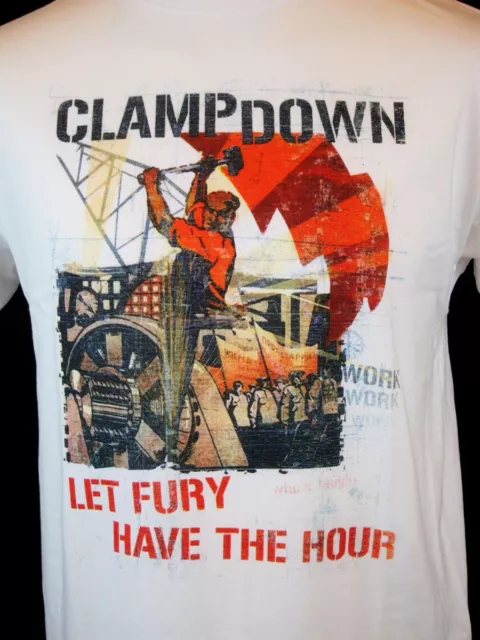 The Clash Inspired T-Shirt Clampdown Vintage Soviet Propaganda Karlo Marx